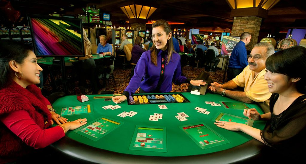 poker people at the table