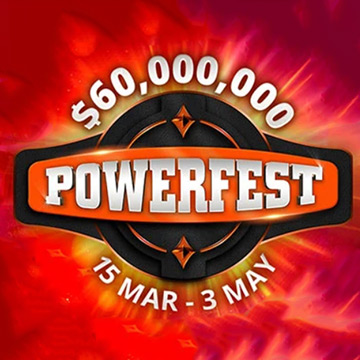 3 ways to fall into POWERFEST tournaments at partypoker.